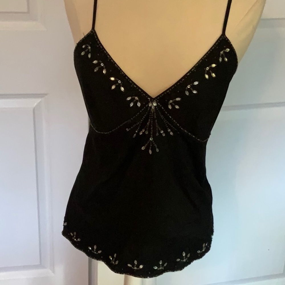 Black elegant summer blouse